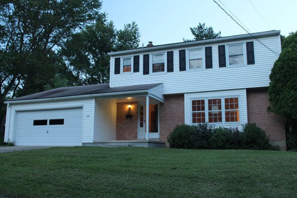 Photo of a home in one of the City of Newark's subdivisions