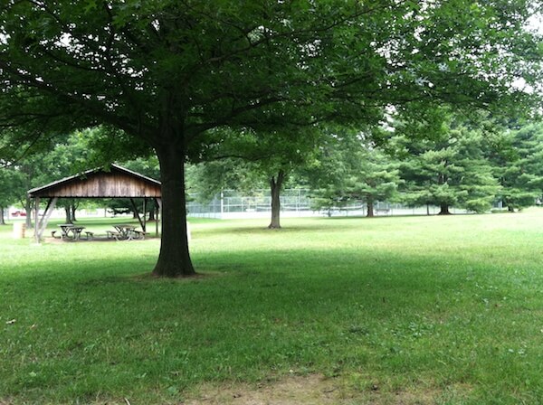 Barksdale Park Picnic Benches and Tennis Court copy