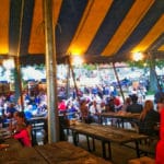 Tent at St Anthony's Italian festival